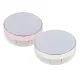 Sfcstyle Vòng rỗng sang trọng Xách Tay Hộp Bông đánh phấn đệm hơi BB container trường hợp-Trắng, như mô tả. 