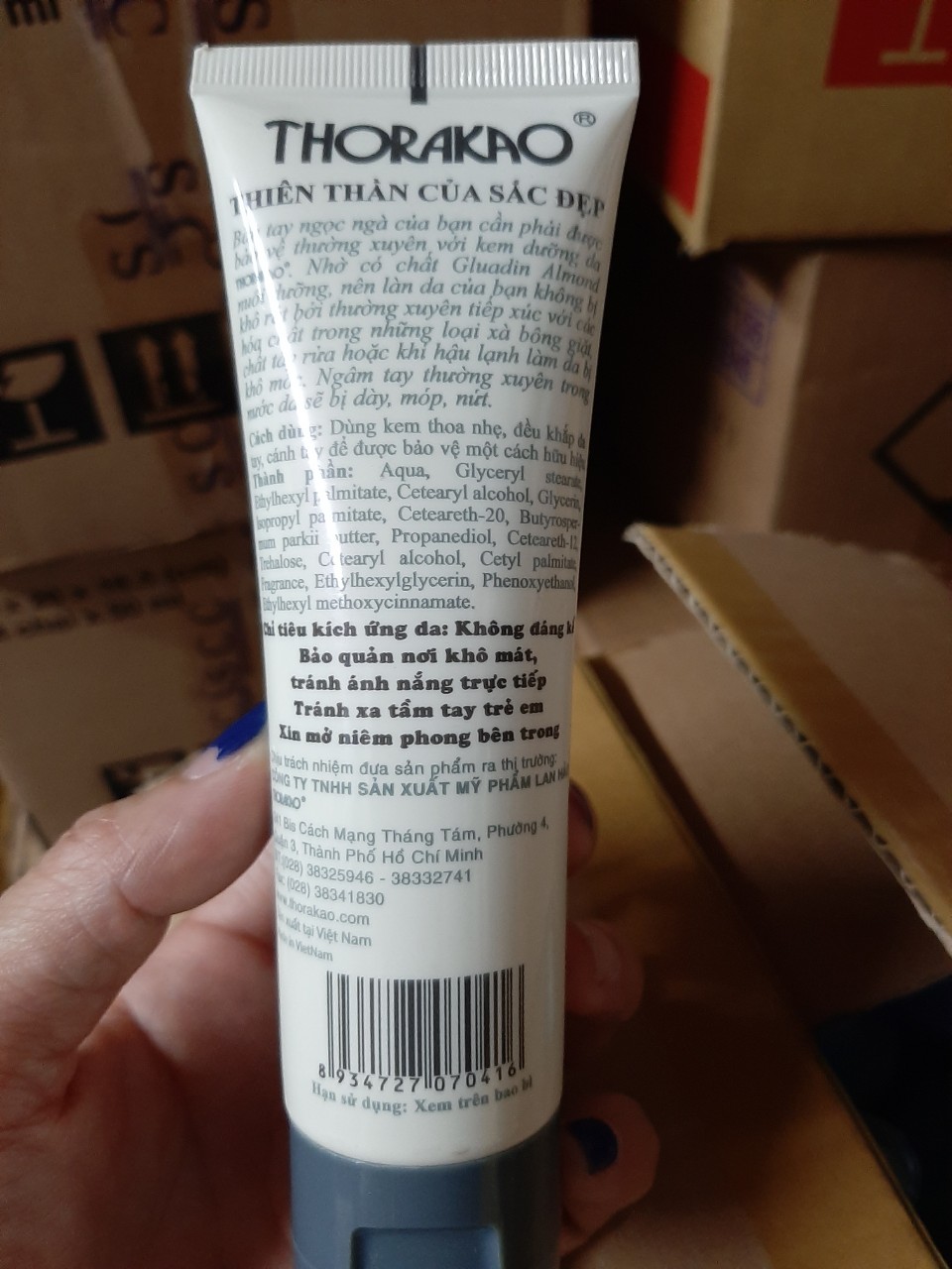 Kem Thoa Dưỡng Da Tay THORAKAO 80g