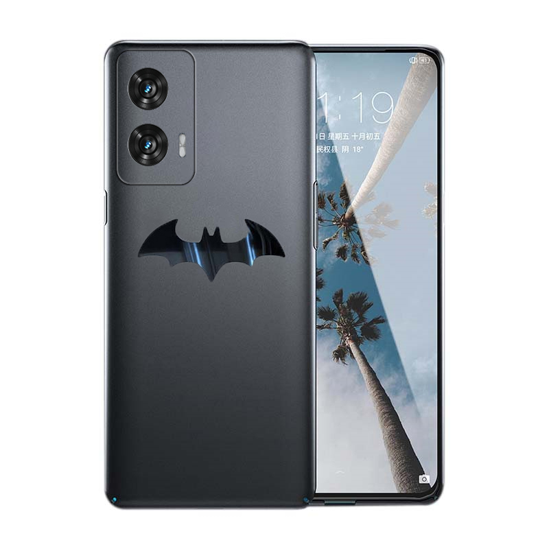 Phone case Motorola G85 Smooth Metal Bat Man Marvel DC Design Protector Back Cover Moto G85 Case. 