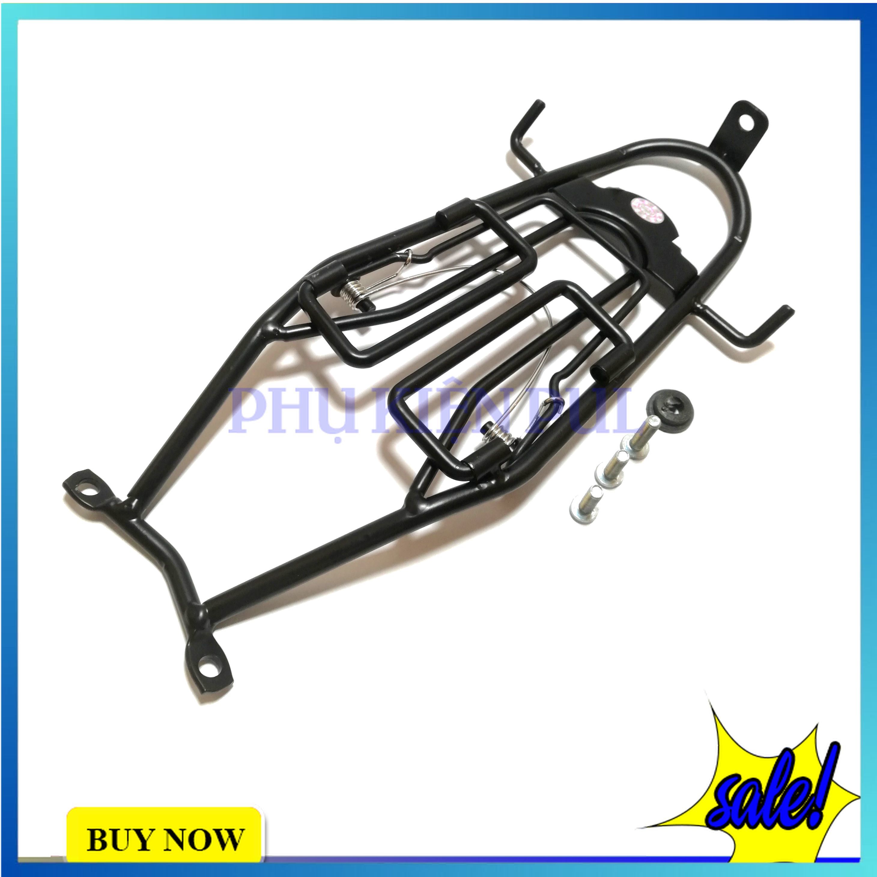 Baga Winner X dày 10li mẫu thon gắn giữa xe có móc treo đồ và phần mở rộng gắn giữa chắc chắn dễ dàng lắp đặt