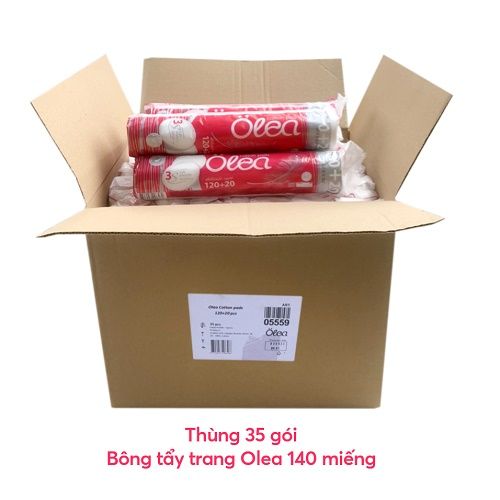 Combo 2 Bông tẩy trang Olea 140 miếng
