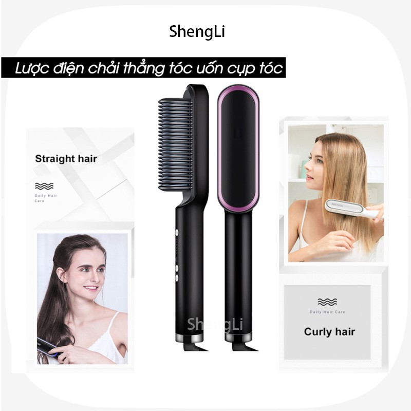 Lược Điện Chải Thẳng Tóc , tạo kiểu tóc đơn giản phong cách hàn quốc (có sỉ giá siêu rẻ)
