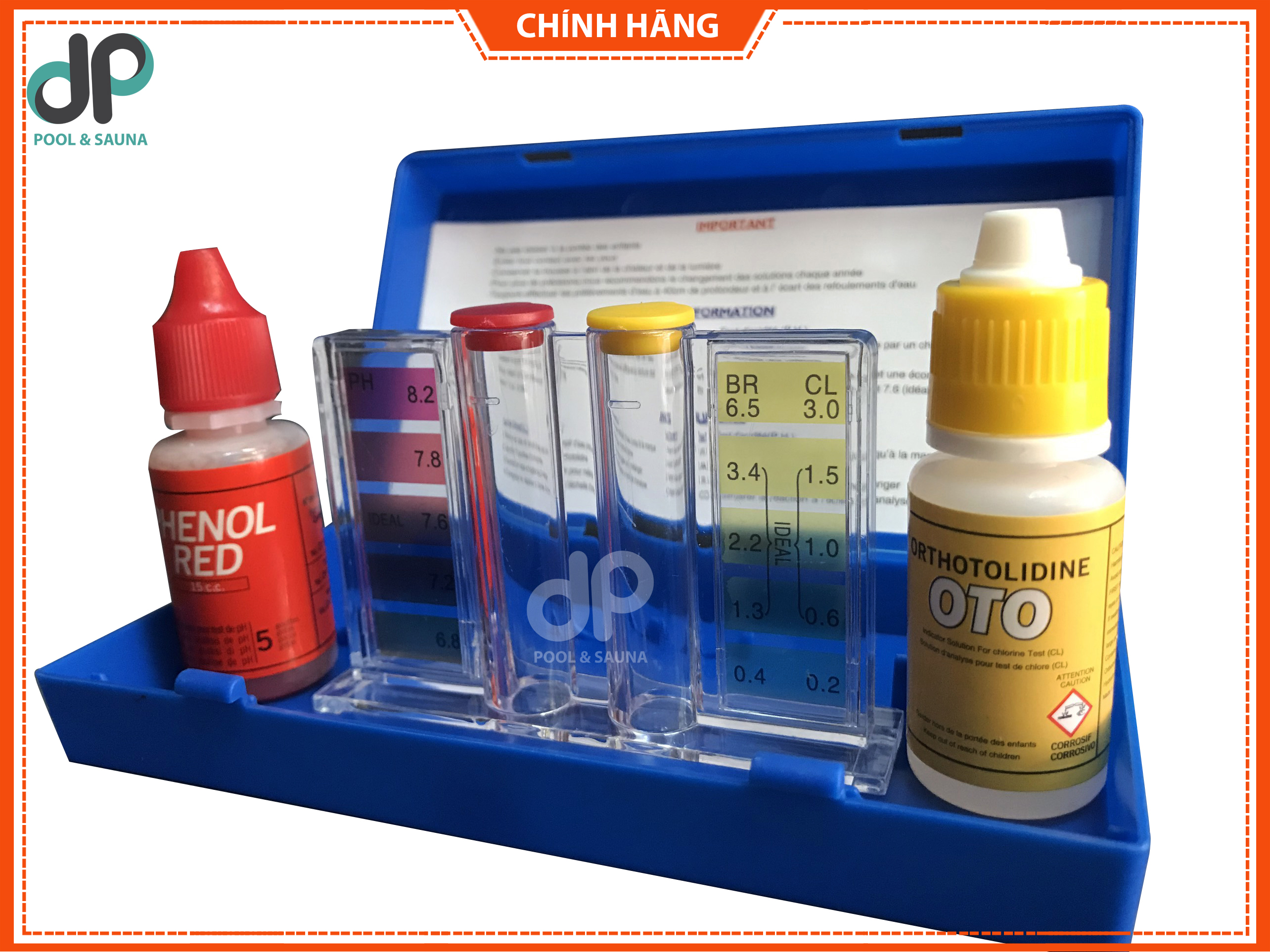 BỘ THỬ PH VÀ CLO NƯỚC BỂ BƠI 2 TRONG 1