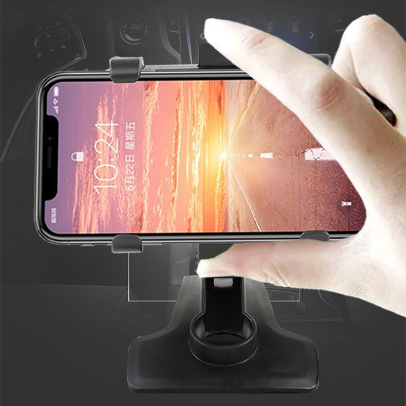 Car mobile phone holder, car multi-function rotation, dashboard, rearview mirror, navigation bracket for car interior simple