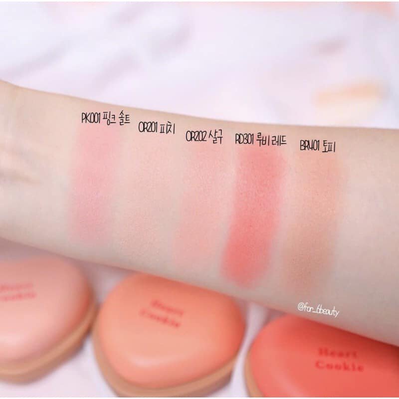 PHẤN MÁ HỒNG ETUDE HOUSE HEART COOKIE BLUSHER