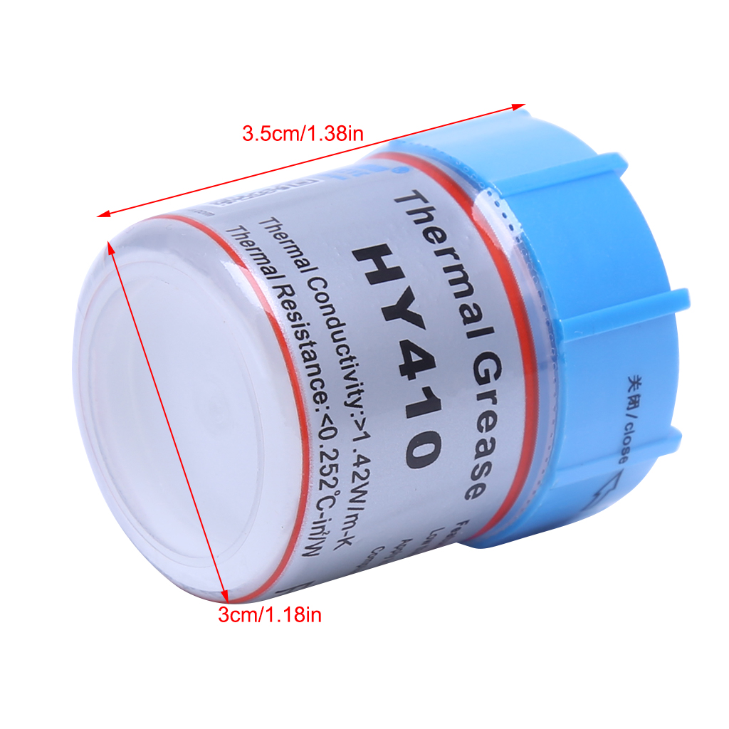 10g 1.42W trắng hợp chất keo mỡ nhiệt làm mát Bộ vi xử lý cho CPU GPU hy410