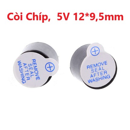 Còi Chíp, Còi Báo, Còi 3V, 5V, 12V 12*9,5mm (Gửi đơn từ 20K)