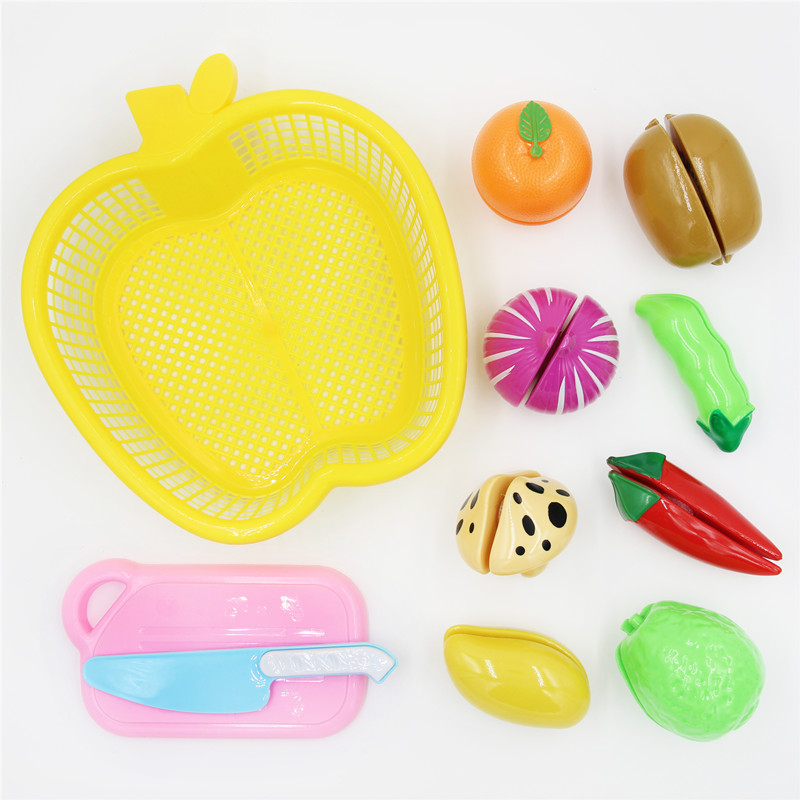 1 set of Combined Fruit and Vegetable Cutting Toy Velcro Strap only ...