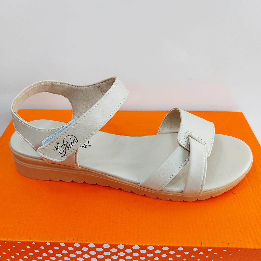 SANDAL QUAI HẬU NỮ BITIS DTW011388 - KEM