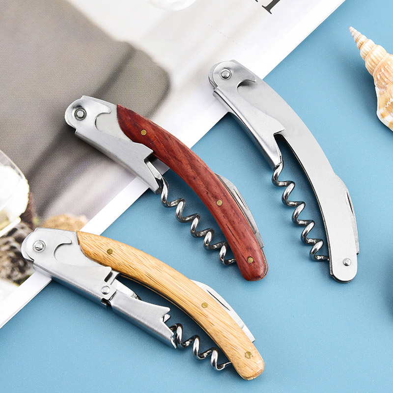 KS Stainless steel multifunctional red wine bottle opener