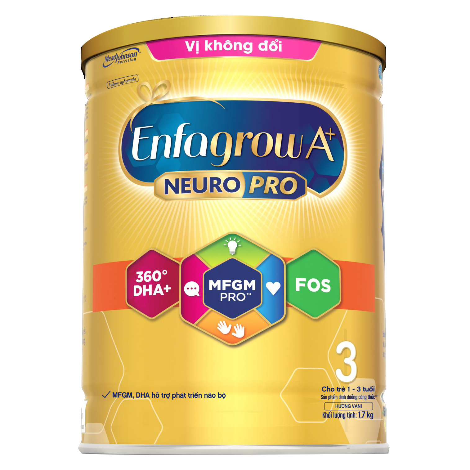 Sữa Enfagrow A+ số 3 1.7kg (1-3 tuổi)