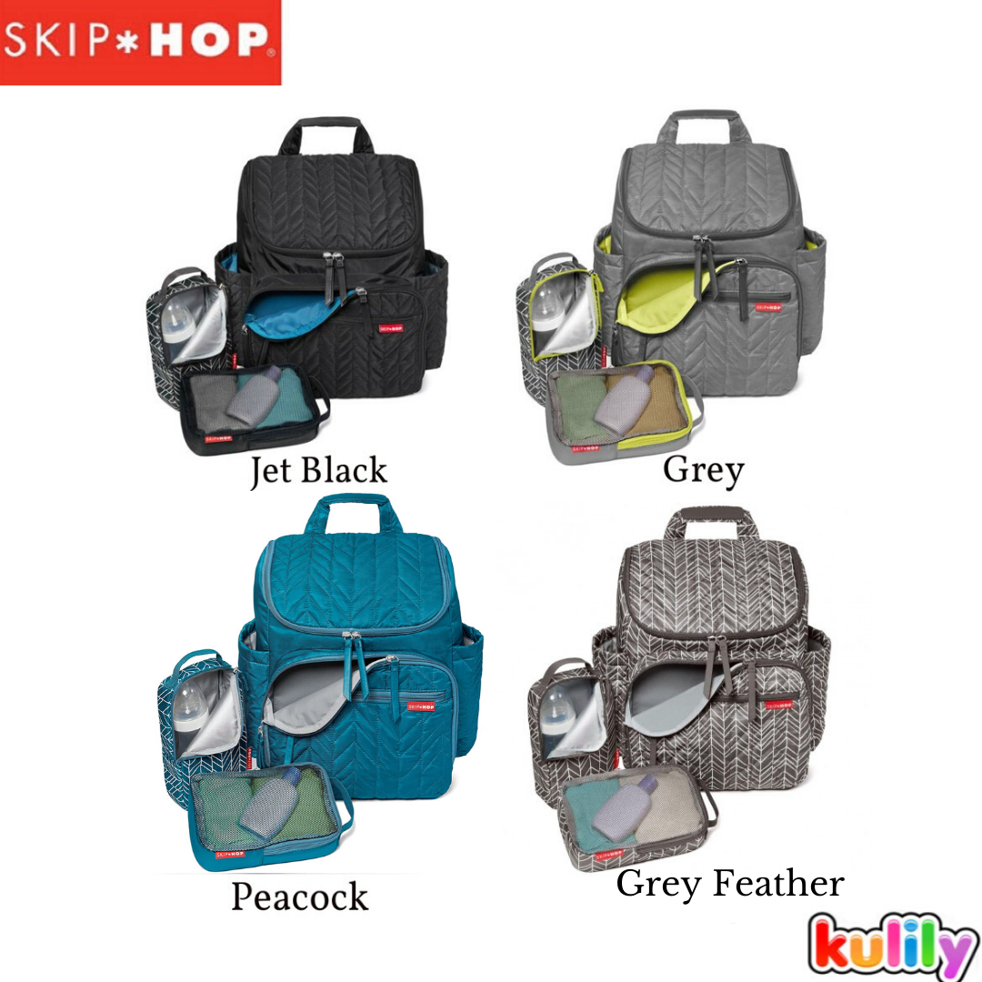 skip hop backpack grey