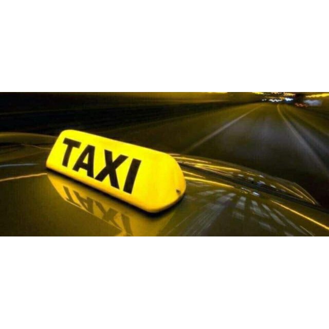 Mào taxi vàng - đế nam châm cỡ 35cm