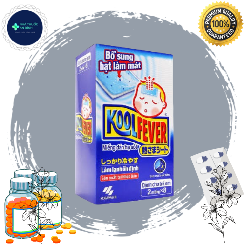 Dán hạ sốt trẻ em Kool Fever làm mát suốt đêm(1 bịch 2 miếng dán)