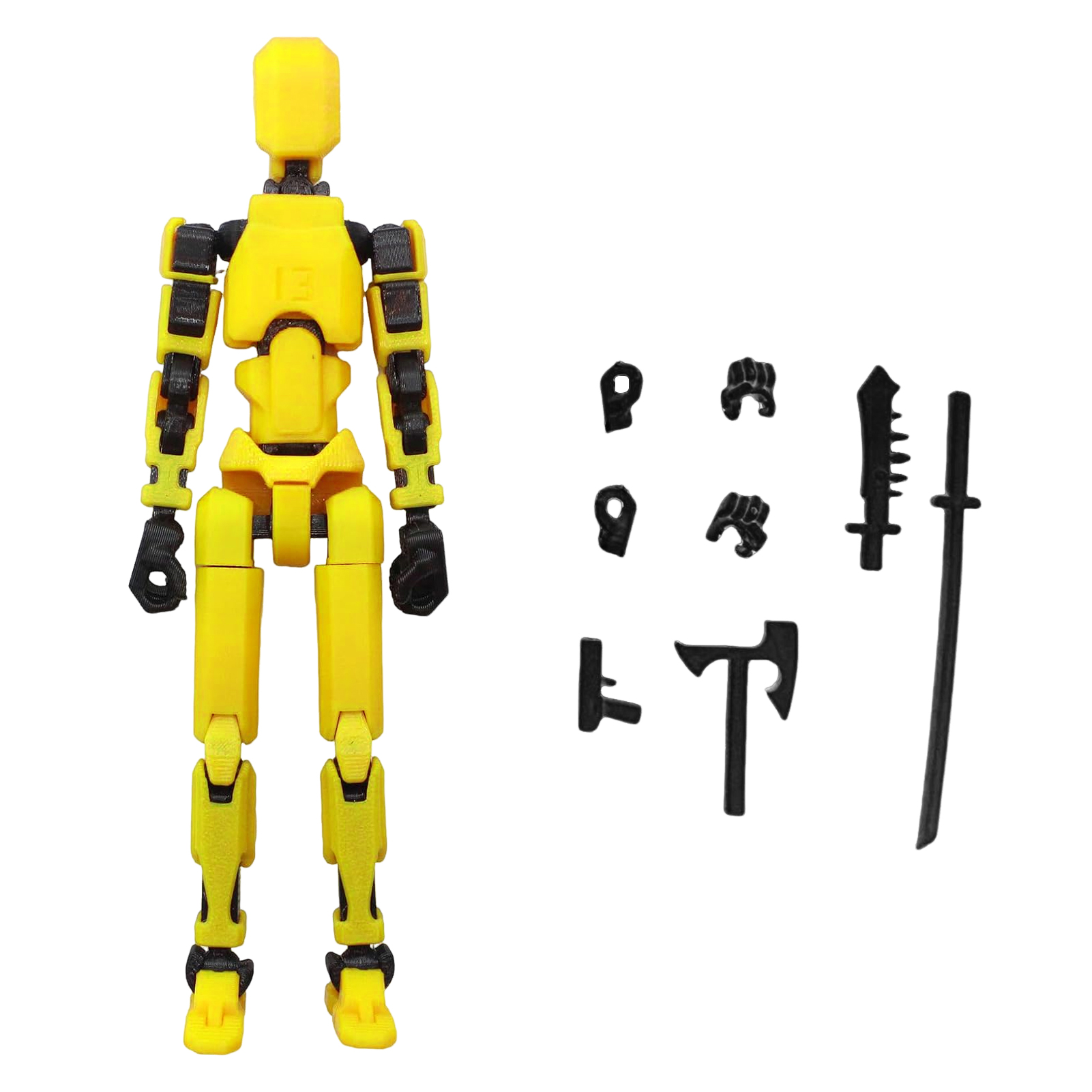 Art Model with Movable Joints Joint Man Action Figure Flexible Multi-jointed Robot Action Figure for Home Decor