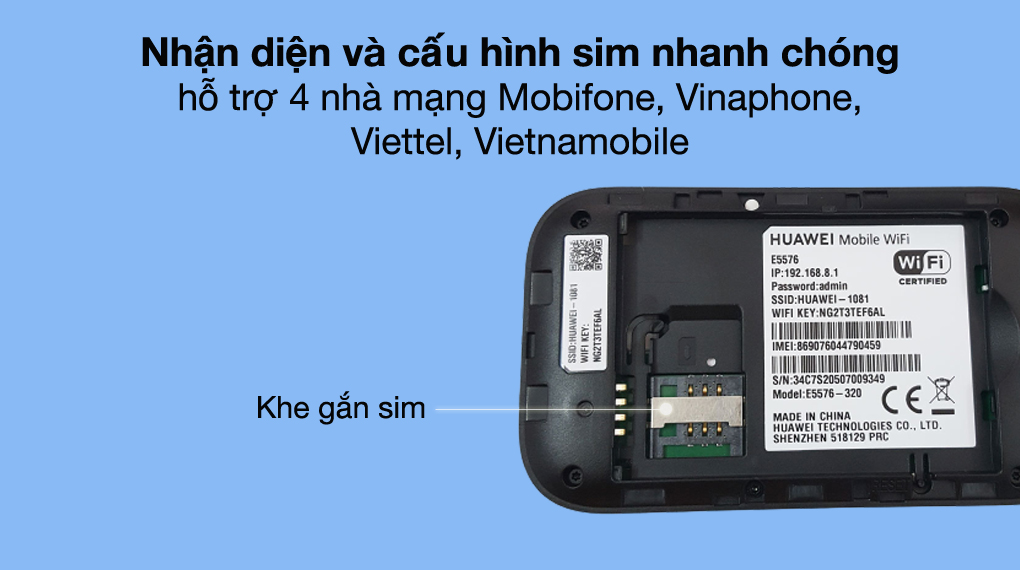 Router Wifi 4G LTE E5576