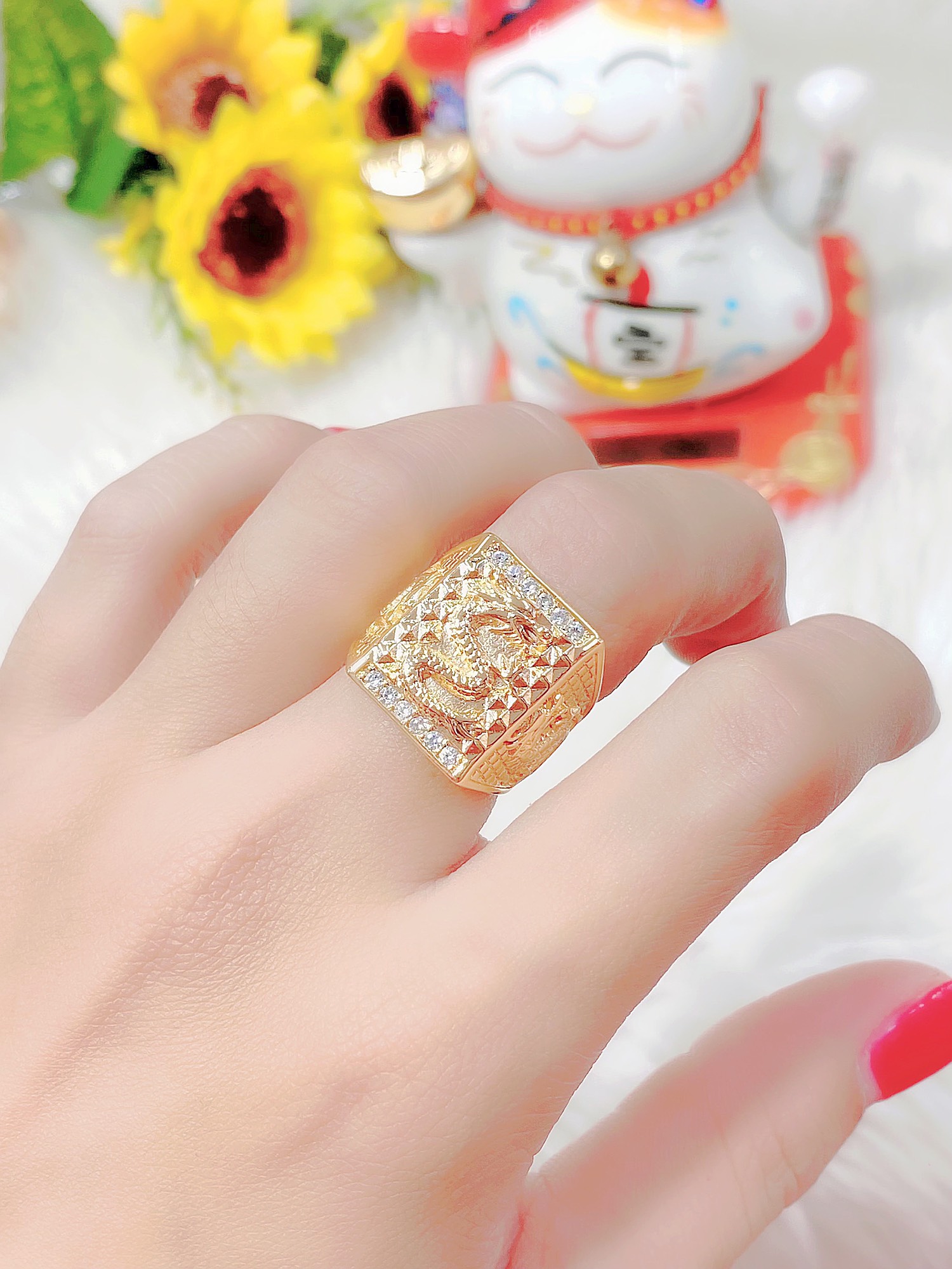 Nhẫn Rồng 03 - Vàng