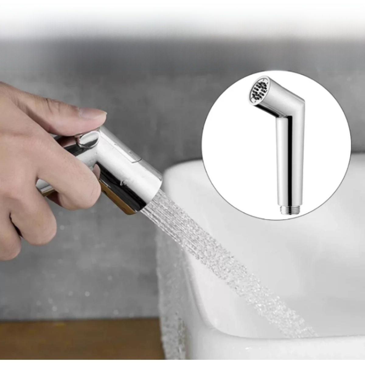 Muslim Shower With Sliding Switch From Low To High Pressure