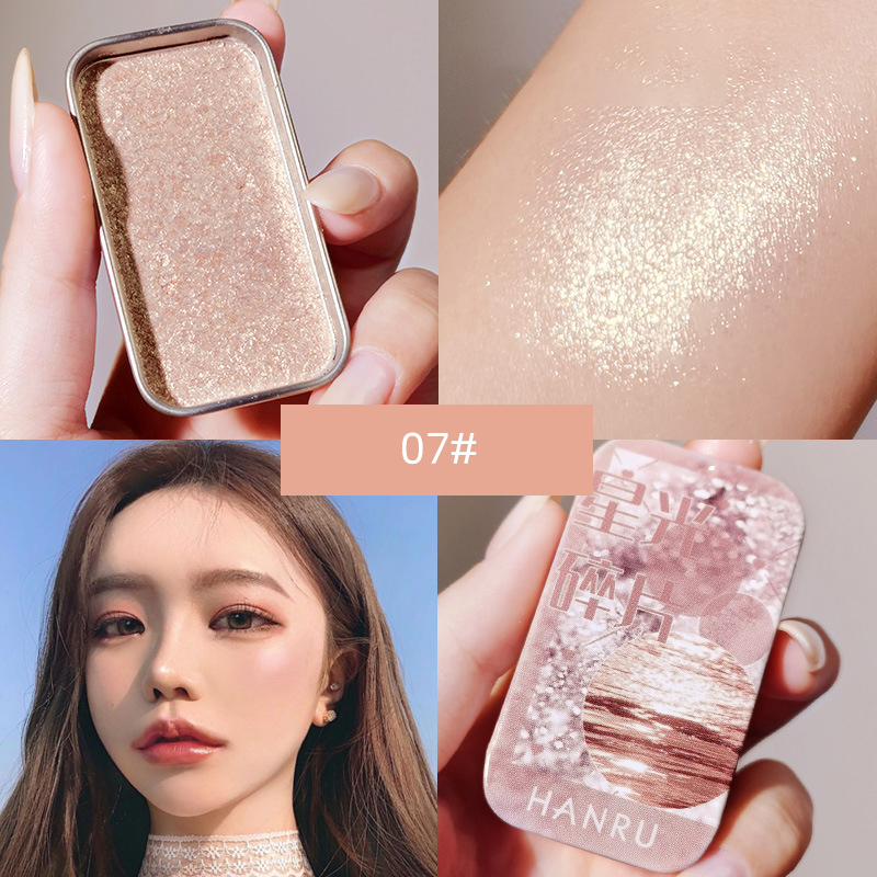 Bảng Phấn Mắt Hai Tông Màu Fashion Push-pull Hộp Thiếc Matte Pearlescent Highlight Eye Shadow Palette Phấn Mắt