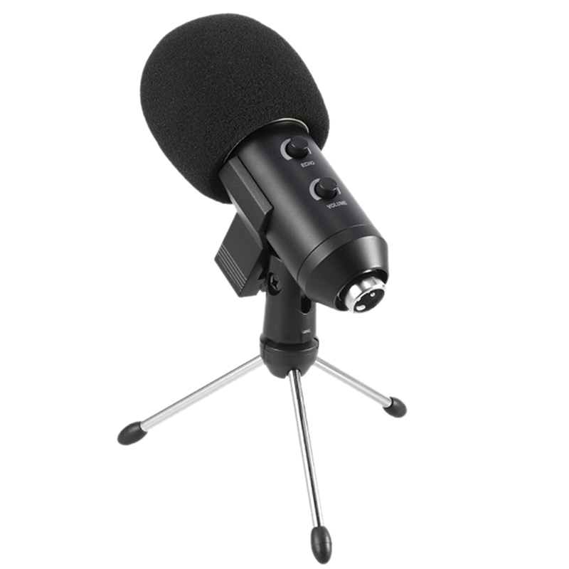 Maoyuanxing 2 cái Vỏ bảo vệ xốp mic Micro phòng thu màu đen 75x60mm