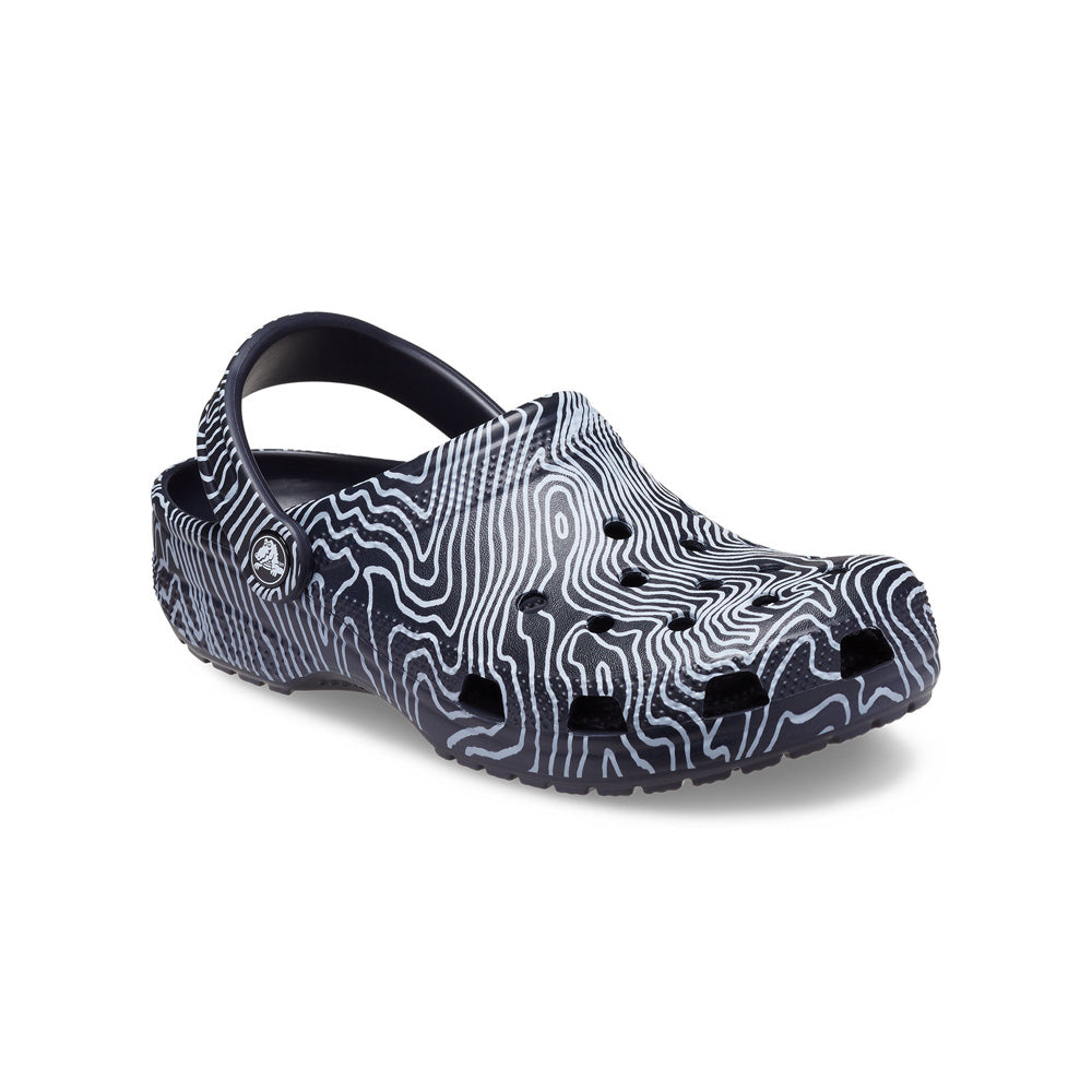 Giày Clog Unisex Crocs Topographic Classic