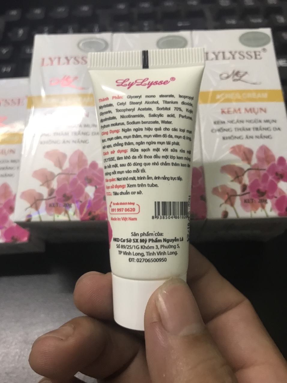 KEM MỤN THÂM MỜ SẸO LYLYSSE 20G ( mẫu mới )
