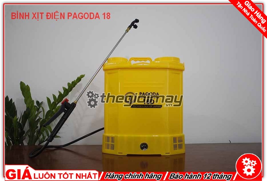 [HCM]Bình Xịt Điện PAGODA 18D - 18 lít