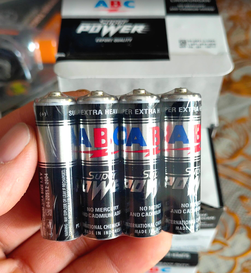 COMBO 20 VIÊN PIN TIỂU AA (2A) MAXELL/ABC/RABBIT 1.5V
