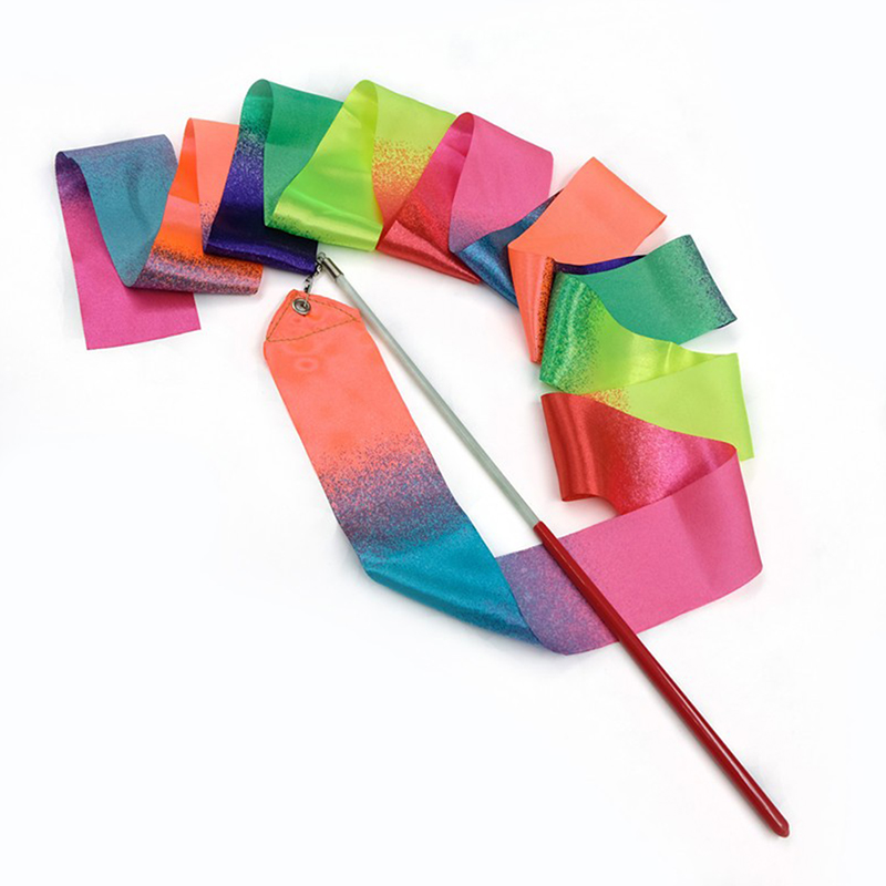 4m Gymnastics Ribbon Gym Ribbon Rhythmic Gymnastics Equipment Dance ...