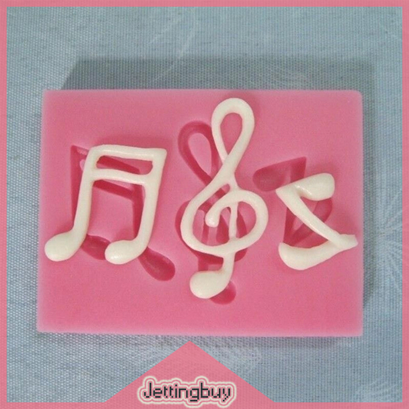 Flash Sale Musical Note Silicone Fondant Mold Cake Sugarcraft Decorating Chocolate Mould