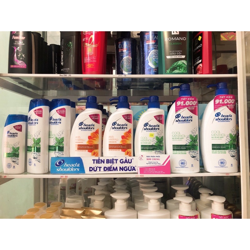 Dầu gội đầu Head & shoulders 650g