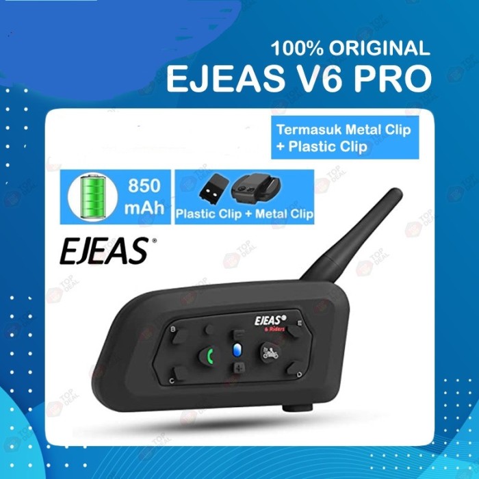 BLUETOOTH INTERCOM HELM EJEAS V6 PRO VIOLENC STORE