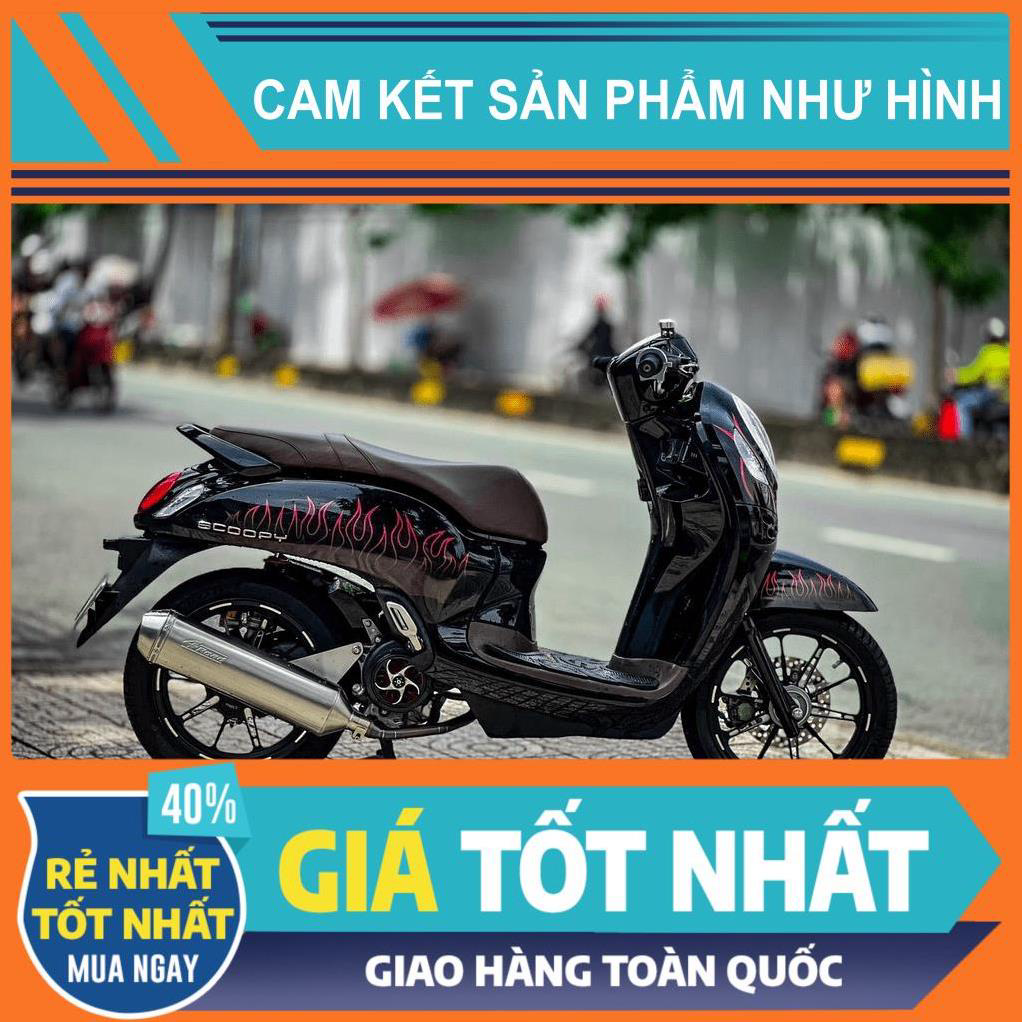 Tem rời Scoopy - Mẫu lửa tím HOT 2023