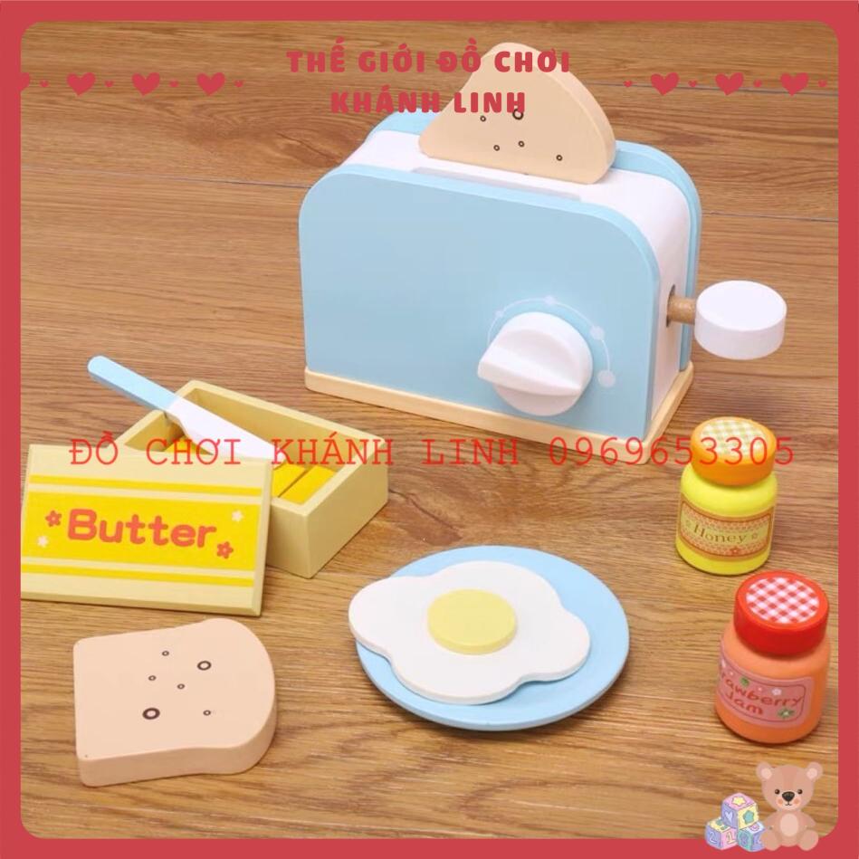 SET 6 MÓN ĐỒ CHƠI NHÀ BẾP BẰNG GỖ CHO BÉ