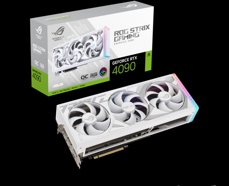 ALLSTARS : GPU PROMO) ASUS ROG Strix RTX 4090 OC 24GB White PCI