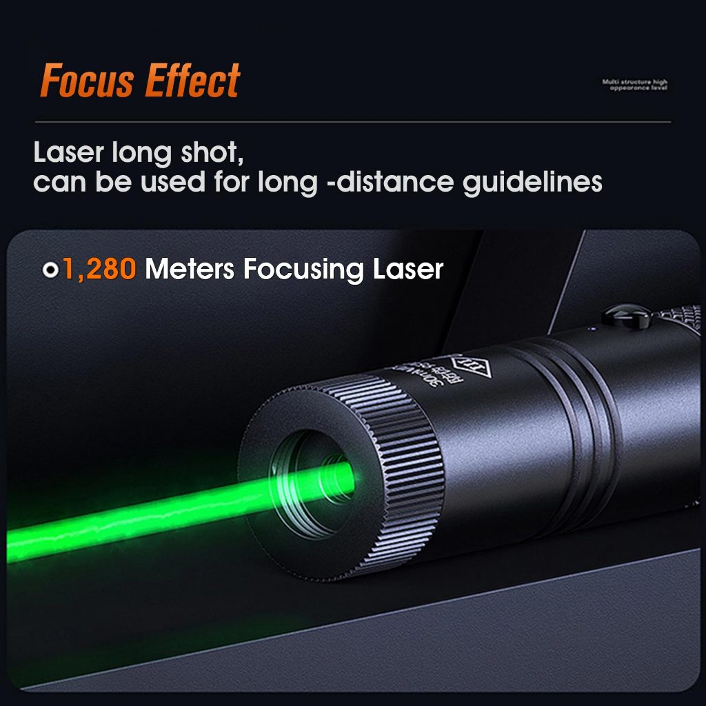 SUPERFIRE J02 Green Laser Pointer - USB Rechargeable Aluminum Pen Laser (Class 3R <1mW, Presentation & Astronomy)_voghion.com