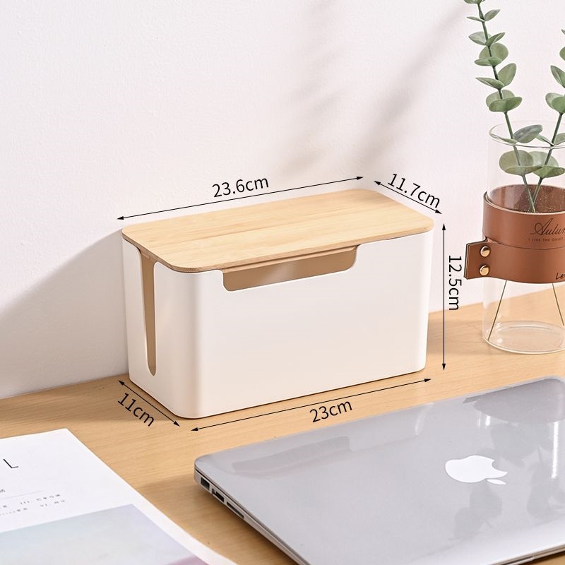 Socket storage box plug-in board power cord data cable charger wire storage artifact desktop hub