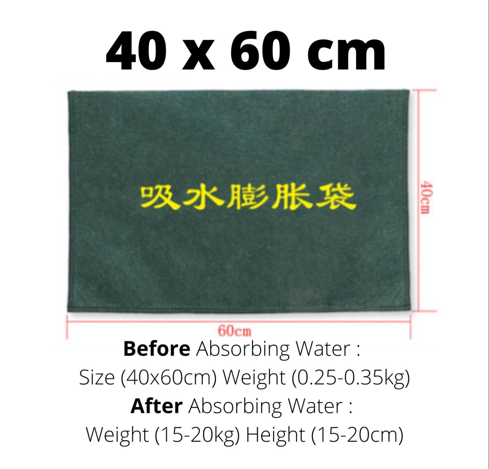 Flood Bag Selfabsorbing water expansion bag nonwoven canvas sandbag