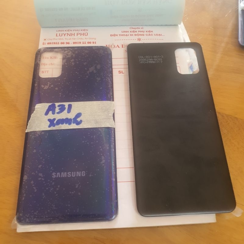 Nắp lưng Samsung A31 zin bao test