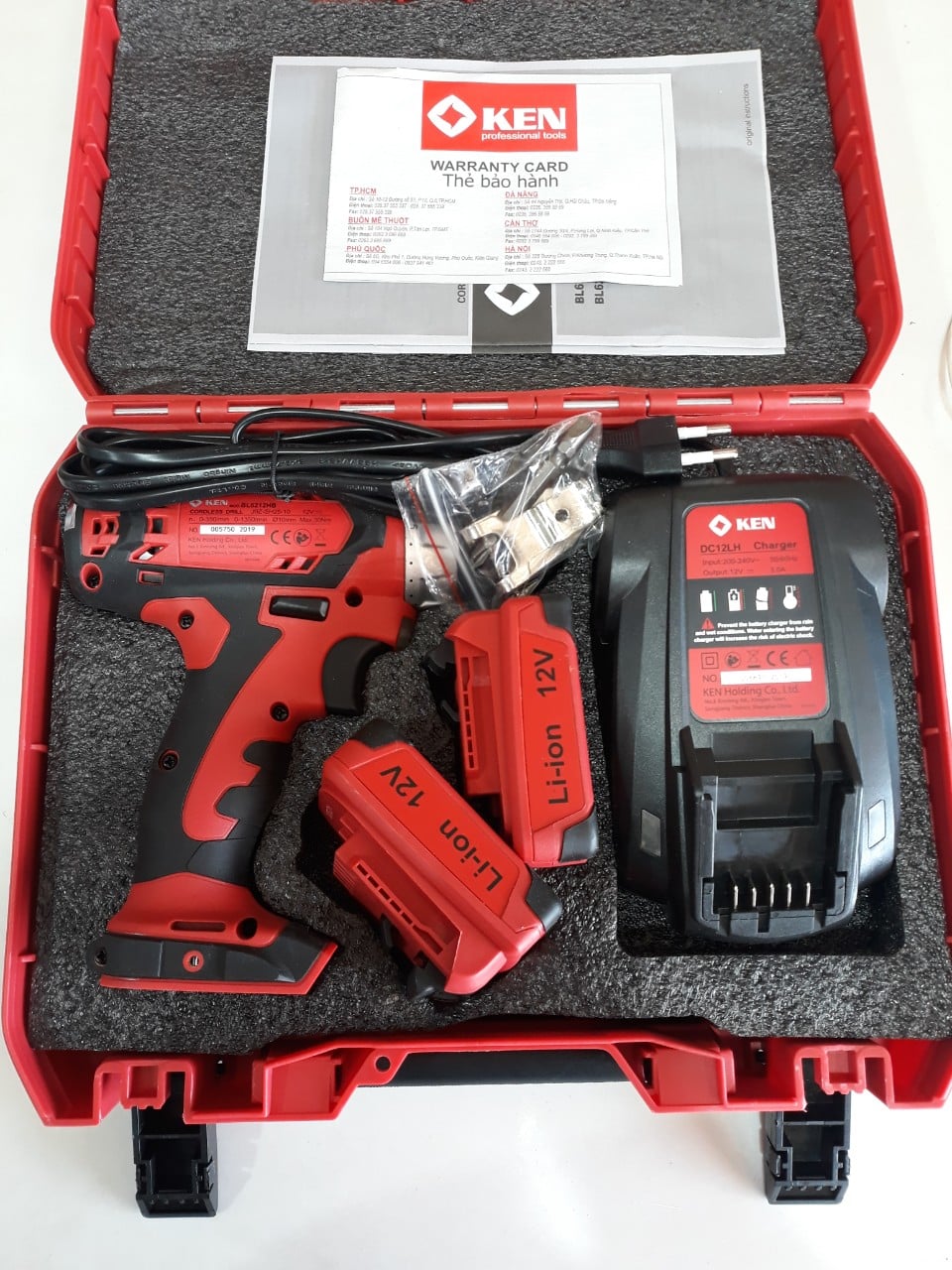 Máy Khoan Pin Ken BL6212HB 12V