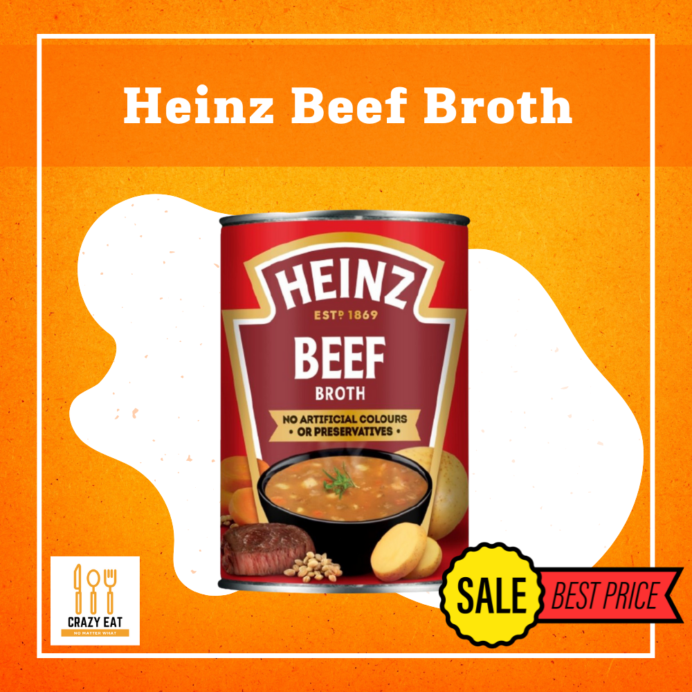 Heinz Beef Broth 400g ไฮนซ์ ซุปเนื้อวัว 400กรัม เก็บปลายทางได้ Lazada
