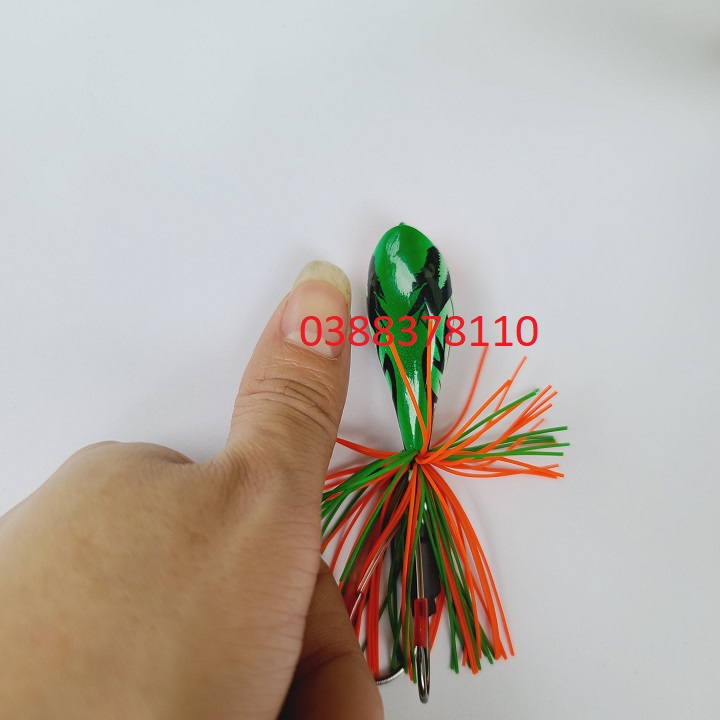 Mồi Câu Lóc Cá Gỗ Lắc 3D Thailan Bản 4.3cm 8g
