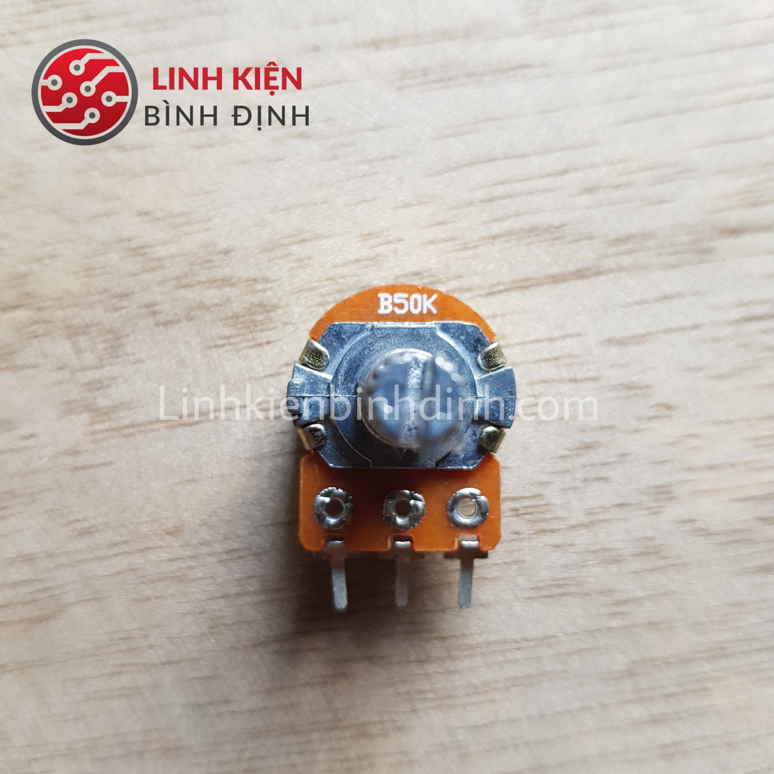 Bag of 10 Variable Resistors B50K, Volume 50K