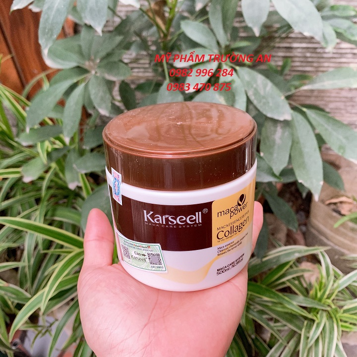 Kem ủ tóc Karseell Collagen Maca siêu mượt phục hồi tóc 500ml