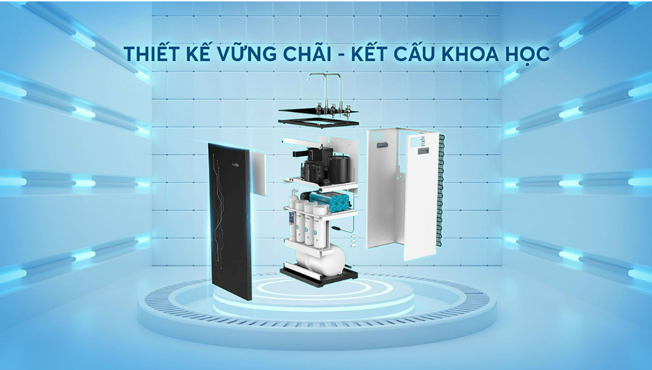 Máy lọc nước nóng lạnh Karofi KAD-I55