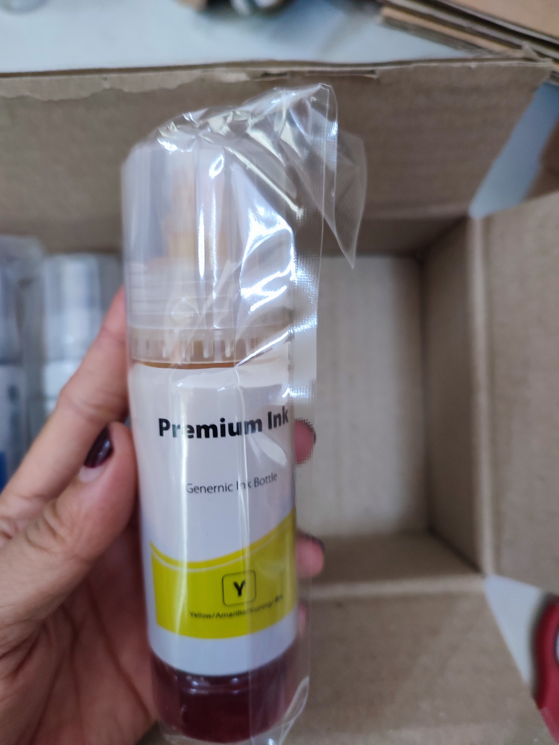 Bộ 4 màu mực nạp máy in Epson L1250