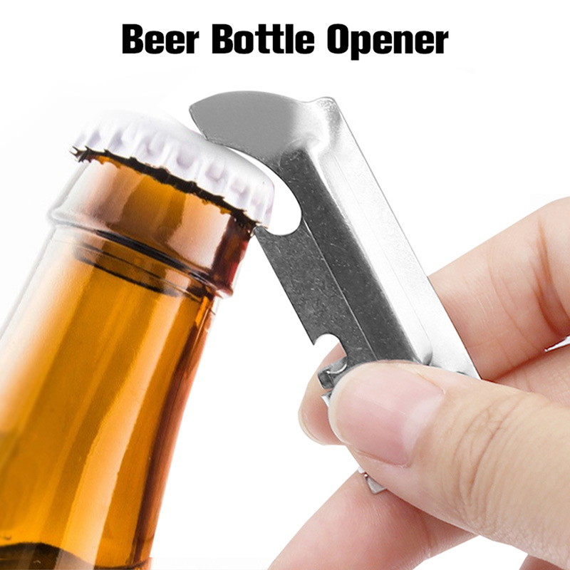 [Veli Shy] Utili-key Stainless Steel Multi-function Can Opener Opener Folding Mini Opener