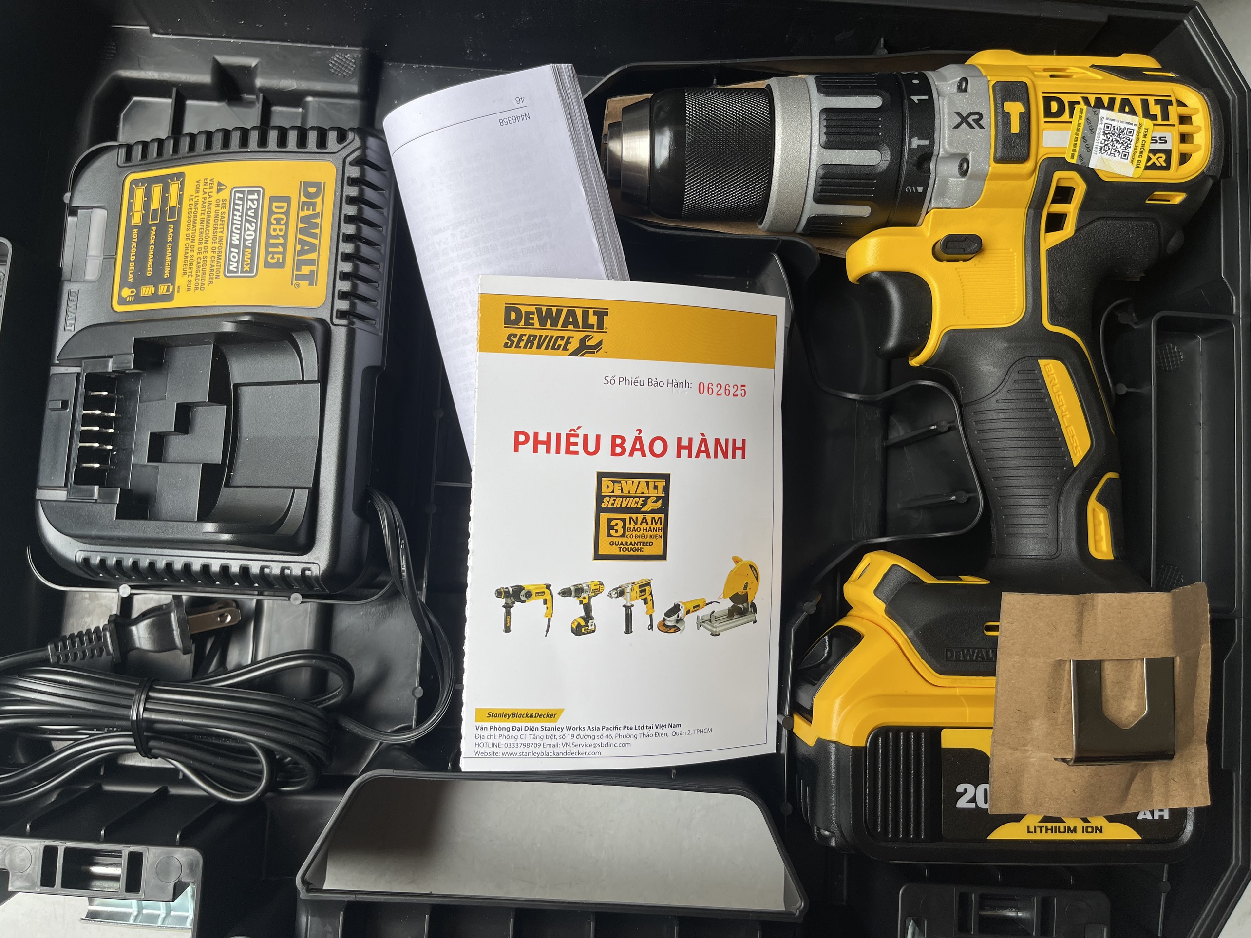 [HCM]Dewalt DCD796 BH 36 tháng
