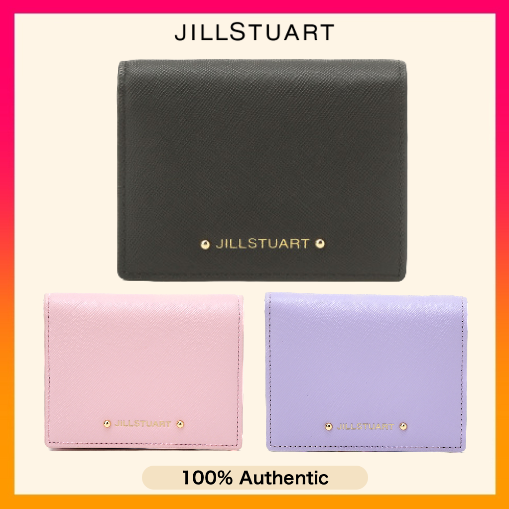 JILLSTUART Cowhide Bifold Wallet - 3 Colors (2024 NEW) Jill