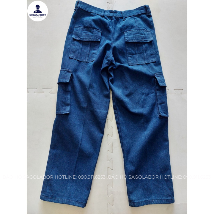 Quần áo jean bò thợ hàn cơ khí thợ điện loại 2